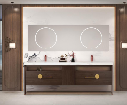 帝王洁具发布20款定制浴室柜，演绎空间艺术的无限可能