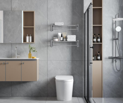 惠达卫浴现代轻奢风格卫生间解决方案，打造舒适雅致空间