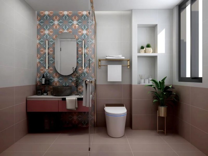 马可波罗瓷砖卫生间设计案例 用创意玩出新精彩