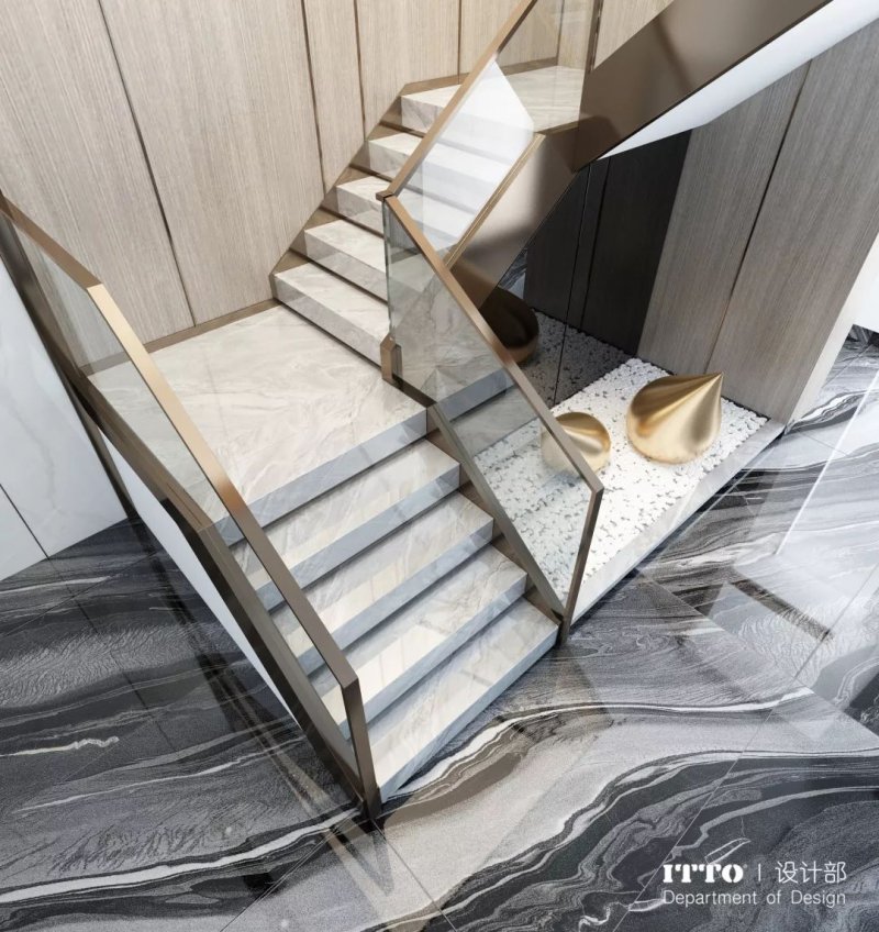 意特陶陶瓷|要想楼梯美如画 一片大板就够了